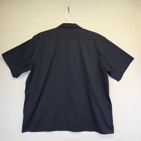 Dickies Shirt Mens 2XL‎ Blue Short Sleeve Button Up Temp Control Workwear Shirt - Picture 3 of 12